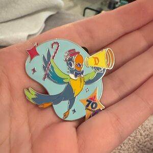 Disneyland resort 70th mystery pins parrot - official Disney pin